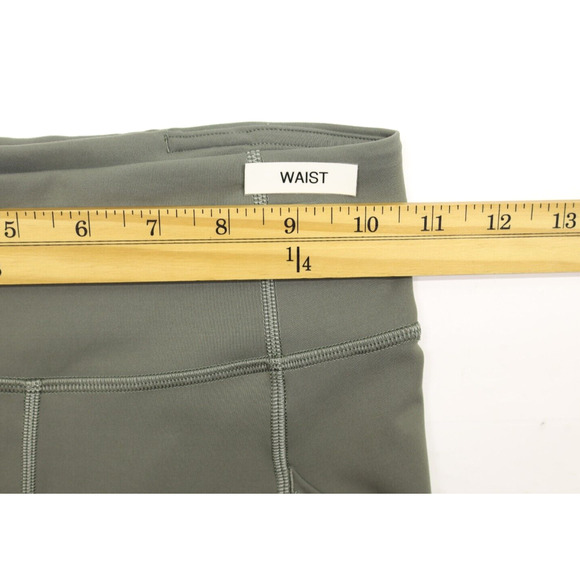 Lululemon Women's Invigorate High Rise Crop 23 Smoke Spruce Sz 2 - Picture 4 of 9